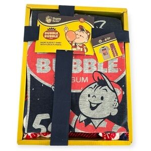 HAPPY BOXER Dubble Bubble 2 Piece T-Shirt & Pants Lounge Pajama Set Size XL NEW